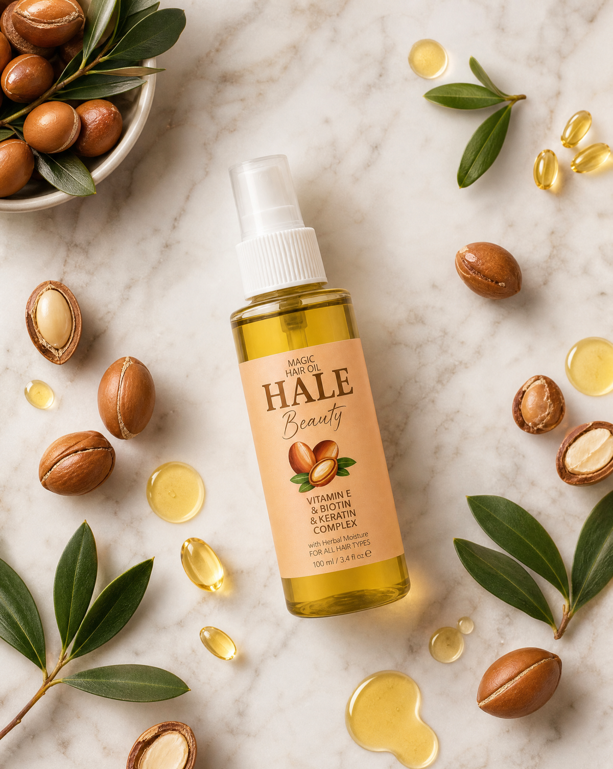 Magic Hair Oil — Huile nourrissante avant shampooing, 100 ml